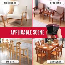 8/16 PCS Chair Leg Floor Protectors, Silicone Felt Chair Leg Caps Cover Furniture Pads For Hardwood Floors, Furniture Sliders For Chair Legs(Square)