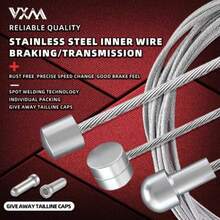 VXM Bicycle Brake Shifter Line Stainless Steel Speed Line Gear Brake Cable Set Core Inner Wire MTB Road Bike Wire Core Accessories - Multicolor - View 4
