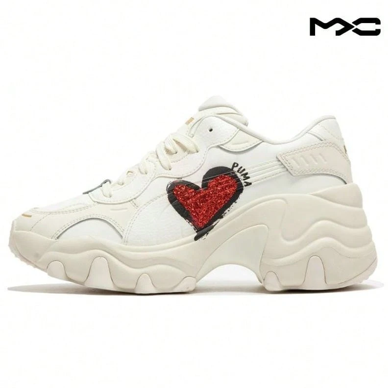 Pulsar Wedge 'CN Heart - Frosted Ivory' Cream For-All-Time-Red Black Sneakers Women 398674-01 - Multicolor - View 1