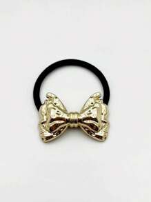 2 Pieces Of Minimalist Cold Style Metal Hair Rope Alloy Hair Ring New Korean Style High-End Ponytail Hair Tie Hair Rubber Band Head Rope Crown Alloy Cold Style High-End Shiny Seamless Hair Ring Minimalist Hair Rope Queen