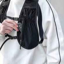2pcs- Running Vest With 500ml Soft Flask, Running Vest For Women And Men, Hydration Vest Pack Backpack, Reflective Running Hydration Vest, Camel Hydration Backpack Water Backpack ( Backpack Without Hydration Bladder, With 500ml Bottle)Cycling Climbing Hiking Running Vests