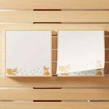 1pc New Corki-Themed Sticky Notes - Cute Orange-Brown Corki-Patterned Sticky Notes For Schools, Offices And Households, Perfect For Students, Teachers And Dog Lovers