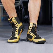 Professional Indoor Training Boxing Shoes, Competitive Men's Wrestling Shoes