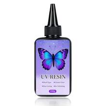Résine UV transparente améliorée 1000 g/500 g/100 g pour la fabrication de bijoux DIY, kit de résine UV, résine époxy UV à faible odeur pour le moulage, moules en résine DIY, décoration artisanale