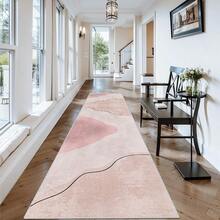 1/2 套大型抽象几何色块风格地毯，柔软、可水洗、防滑、防污印花地毯，适用于客厅、卧室、游戏室、办公室、厨房 - 款式1 - 查看 52