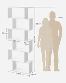 Bookcases - White - View 6