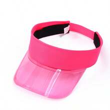 1頂男女通用透明帽檐棕豹花紋遮陽棒球帽，適用於春夏郊游、日常休閒 - 拼色 - 查看 13