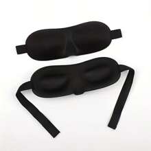 1/2/5 pièces Masque pour les yeux à design stéréoscopique, 100% occultation, ultra doux, masque de sommeil, sangle réglable, respirant et léger, convient pour le repos et les voyages - cadeaux de Noël et du Nouvel An pour la famille et les amis