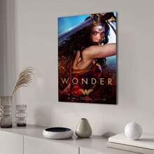1PC Wonder Superhero Woman Vintage Posters Prints Posters Artwork Posters Wall Stickers Canvas Painting Picture Print Hanging Scroll Decor Wallpaper Poster Wall Art Painting Study Nordic Home Decor House Bar Room Wall Decor Movie Figures Home Decoration Painting Wall Art Bedroom Cartoons Decor Wallpaper Wall Bedroom Decoration - Frameless