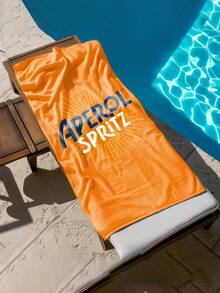 1 Khăn tắm biển siêu mềm Aperol Spritz - 70.1x139.95cm, màu cam tươi sáng với họa tiết "Aperol Spritz" nổi bật, chất liệu polyester nhanh khô, thích hợp cho du lịch, hồ bơi, bơi lội, thể thao, spa, yoga, khách sạn, phòng tập thể dục và nhiều hoạt động khác, có thể giặt máy, phụ kiện bãi biển thiết yếu. - Nhiều màu - Xem 8