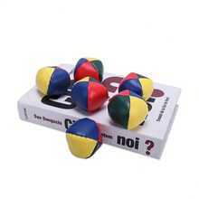 3件/6件/12件沙袋四瓣户外多人互动娱乐活动运动投掷沙袋敏捷训练杂耍球套装 - 彩色 - 查看 10