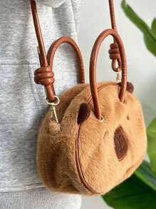 Mochila mini de Capibara para niña; Bolso de hombro lindo para adolescentes; Bolso unisex para estudiantes universitarios
