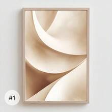 1/3pcs Wall Art Posters/ Modern Style,Warm Beige Abstract Print Set Of 3 White Brush Strokes Wall Art Neutral Soft Tones Minimalist Bedroom Living Room Wall Art Decor Printable Unframed/Framed - Multicolor - View 11