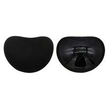 Inserciones de silicona para sujetadores, realzadores de pecho, esponja transpirable, copas adhesivas para sujetadores de mujer - Negro - Ver 3