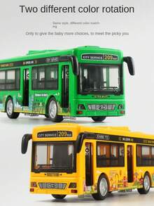 儿童巴士玩具模型仿真巴士大型校车宝宝男孩惯性汽车玩具圣诞节万圣节礼物