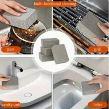 Assorted Barbecue Grill Cleaning Brick, Grill Scraper Cleaning Stone, Multi-Functional Cuttable Dirt And Grease Cleaning Brush, Suitable For Stovetops, Sinks, Dishes, Pans, Grill Grates Cleaning, Kitchen, Bathroom, Home & Household Items
