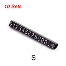 10Sets Mini Adjustable Price Tag Sets, Price Three-Dimensional Number Signs, Snap Design, Easy To Install, Can Be Used For Jewelry, Watches And Daily Office Display Price Signs, Suitable For Display Stands, Small Counters, Jewelry Retail Stores, Automatic Vending Machines, Store Decorations