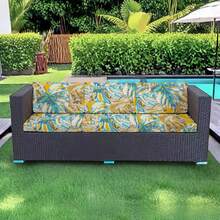 1pc Printed Stretch Sofa Pillow Covers, Outdoor Cushion Covers For Sofa, Flexible Chair Pad Covers, Porch & Patio Furniture Protector Sofa Cover Couch Cover Sofa Covers Room Decor Living Room Decor - Multicolor - View 17