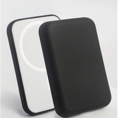 TPU Magnetic Power Bank Protective Case With External Battery For IPhone MagSafe TPU Soft Gel Material Full Matte Texture Supports Wireless Charging Full Corner Anti Drop Delicate Handfeel Birthday Gift For Women