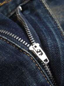 Jeans casual elastici con effetto vissuto, adatti per ragazzi e adolescenti, da indossare in tutte le stagioni