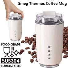 Botella de agua de acero inoxidable aislada de 260ml, taza de moda 2025 para Smeg, adecuado para bebidas calientes y frías, agua con gas, té de frutas, zumo, café