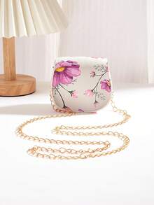 1 buah Tas Selempang Mini Warna Polos untuk Anak Perempuan, Kantong Earphone, Dompet Koin, Tas Bahu untuk Lipstik, Cocok untuk Penggunaan Sehari-hari dan Pilihan Hadiah yang Ideal - MultiWarna - View 4