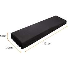Piano Keyboard Dust Cover For 61/76/88 Keys- Electric/Digital Piano Stretchable Protective Keyboard Cover, Elastic Cord Locking Clasp, Machine Washable (61-76 Keys) - 61-76鍵 - 查看 2
