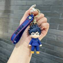 bandai Chaveiro Bandai - Pingentes de bolsa com personagens de anime Gojo, Megumi, Nobara e Yuji para mochilas e bolsas, lembrancinhas fofas para fãs
