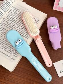 1 件可爱折叠梳子，新款 Ins 风格卡通香肠嘴表情设计迷你按摩梳，便携式紧凑型美发工具，适用于学生宿舍、家庭、旅行、送给家人和朋友的男女通用礼物、返校、旅行度假必需品、女士发饰、刷子、发刷、边缘刷、刷头发、发梳、梳头发、顺发刷、球刷、迷你发刷、发刷套装、木梳、梳子、光滑后刷、发刷、边缘刷、刷头发、发梳、发刷套装、梳头发、迷你发刷、顺发刷、美发产品、美发工具、美发用品、护发、卷发刷、理发师、理发配件、美发设备、小梳子、迷你发刷、旅行必需品、旅行必需品、发型、美发 - 彩色 - 查看 7