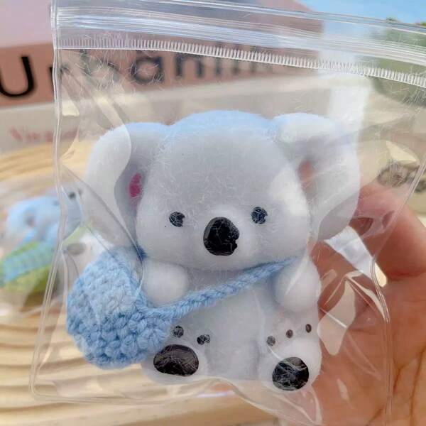 1pc Koala/Panda Squishies, Finger Toys, Soft Press Toys, For Stress Relief [Random Packaging]