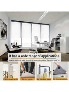 5/10 件装地毯防滑贴，强力防滚边防滑贴，沙发垫支架，地毯夹粘性双面贴，适用于地毯、沙发、咖啡桌、桌垫、椅套和家具用品，返校用品