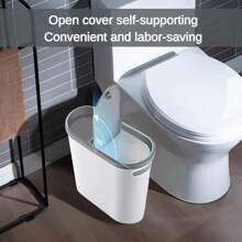 10L Litre Large Capacity Kitchen Trash Can Waste Bin Press Garbage Can With Lid Bathroom Household Creative Bin Back To School
