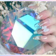 Sonnenlicht-Sammelkollektor, prismatischer Sonnenfänger-Spiegel, Diamantornament, dekorativer künstlicher Edelstein, funkelndes Nail Art, Fotografie-Requisite, Kristallspielzeug, kreative Kristallglas-Briefbeschwerer, Kalligraphie- und Malerei-Büro-Dekorationsornament, einfacher kristalliner halbkugelförmiger Briefbeschwerer, Geschenkset Kristalldiamant, originale farbsimulierte bunter Edelstein-Glas, nicht verblassend, Geburtstagsgeschenk, 1 Stück