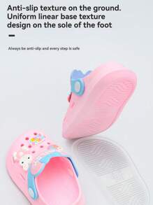 [Summer Essential] Kids Breathable Clogs Summer Boys Girls Indoor Bathroom Shower Slippers [Soft Bottom Anti-Skid] Cartoon Sandals Toddler Beach Casual Shoes [2025 New Arrival] Outdoor Sports Travel Holiday Street Snap Fashion Infant Baby Quick-Drying Breathable Sandals