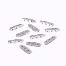 18K Gold Plated Inlaid Zirconia Beads Spacer, 3 Holes Separators For Beads, DIY Beading Jewellery Making Components