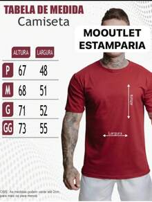 Camiseta Masculina Manga Curta Camisa Casual Versátil Confortável Esportiva Blusa 100% Algodão Minimalista Unissex - Preto - Visão 7