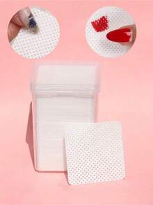 无绒指甲清洁湿巾,凝胶指甲专用无绒清洁湿巾,2000/1000/400/200片装无绒指甲清洁湿巾,指甲清洁棉片,睫毛嫁接胶水清洁湿巾,无绒指甲清洁湿巾,指甲预处理棉片 - 白色 - 查看 4