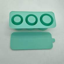1 Peça de Forma de Gelo de Sílica com Tampa Cilíndrica, Compatível com , Moldes Grandes para Copos Térmicos, Bandejas de Gelo para Suco de Verão para Congelador, Festa, Viagem, Casamento, Aniversário, Cozinha, Armazenamento, Outdoor.