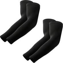 Compression Arm Sleeves, Arm Sleeves Men Women, Volleyball Cooling Arm Sleeve - 黑色 - 查看 1