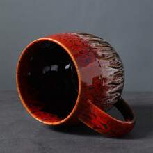 20.29oz Creative Coffee Mug, Porcelain Mug For Coffee, Beer, Milk | Japanese Kiln-Changing, Designed For Couples, Families, Office Use - Multicolor - View 5