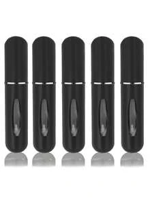 1/5/10 Pcs, 5ml Perfume Atomizer Refillable Spray Bottle, Portable Travel Size Perfume Mist Bottle - Black - View 5