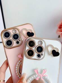 手机壳电镀闪光星磁吸手机壳适用于 Galaxy S25、S24、S24Plus/S24+、S24Ultra、S24FE、S20、S21、S22、S23，软壳全包保护手机壳适用于 11/11 Pro/11 Pro Max/12/12 Pro/12 Pro Max/13/13 Pro/13 Pro Max/14/14 Pro/14 Pro Max/15/15 Pro/15 Pro Max/16/16 Pro/16 Pro Max 防水防震防摔防刮 - 粉色 - 查看 7