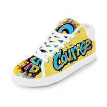 Chukka Yellow Inspiration Canvas Women's Shoes - Yellow - View 3