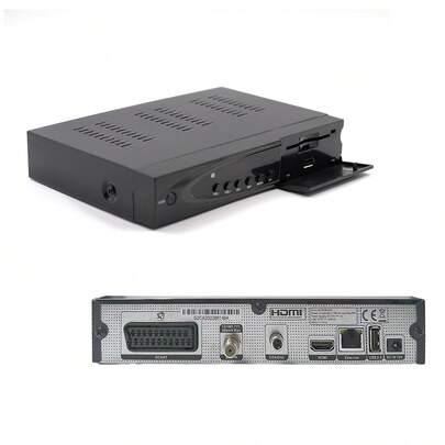  Ostark AS2X CA, Digital Satellite Receiver, 10-Bit, DVB-S2/S2X, SCART Port, RJ45, Dolby, Ethernet, USB Wi-Fi Included, DC 12V, CONAX Card Reader