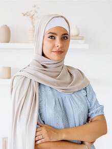 2 قطعة شريط رأس نسائي بلون واحد - مطاطي ومريح للارتداء اليومي ، مصنوع من قماش عالي المطاطية مع شريط مطاطي قابل للتعديل