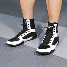 Professional Boxing Shoes For Indoor Training, Men's Specialized Wrestling Shoes For Competition