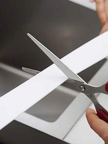 1 Roll PVC Waterproof Sealing Strip, Self-Adhesive Anti-Crack Caulk For Sink, Stove, Floor Corners, Bathroom, Toilet And Bathtub, Mold And Moisture Proof, Offers Neat Sealing Effect - White - View 9