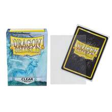 100 个龙盾磨砂卡套保护套适用于 MTG/PTCG/集换式卡牌，磨砂卡套/棋盘游戏卡套 66*91 毫米，是卡片收集玩家的最佳礼物，透明内卡套
