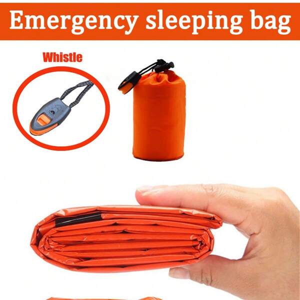 Emergency Sleeping Bag Ultra Waterproof Mylar Thermal Blankets Lightweight Survival Sleeping Bag Keep Warm For Camping Hiking