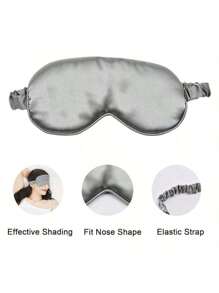 PcsThis Double-Sided Silk Eye Mask For Light-Blocking Sleep Is Suitable For Home, Office, Travel, Business Trips, Flights, And Aviation. It Is Designed For Women And Men Who Sleep On Their Sides. The Eye Mask Provides Light-Blocking Sleep. The 3D Contour Cup Sleep Eye Mask Is Soft And Breathable, And The Adjustable Elastic Band Is Suitable For Flight Naps Bag For School School Accessories School Stuff